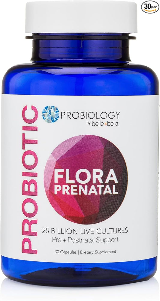 belle+bella Probiology Flora Prenatal Capsules 30 Caps
