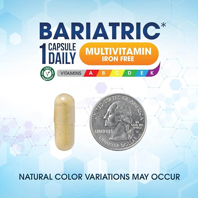 Shiny Leaf Bariatric Multivitamin Iron-Free Capsules (3 Months 90 Caps)