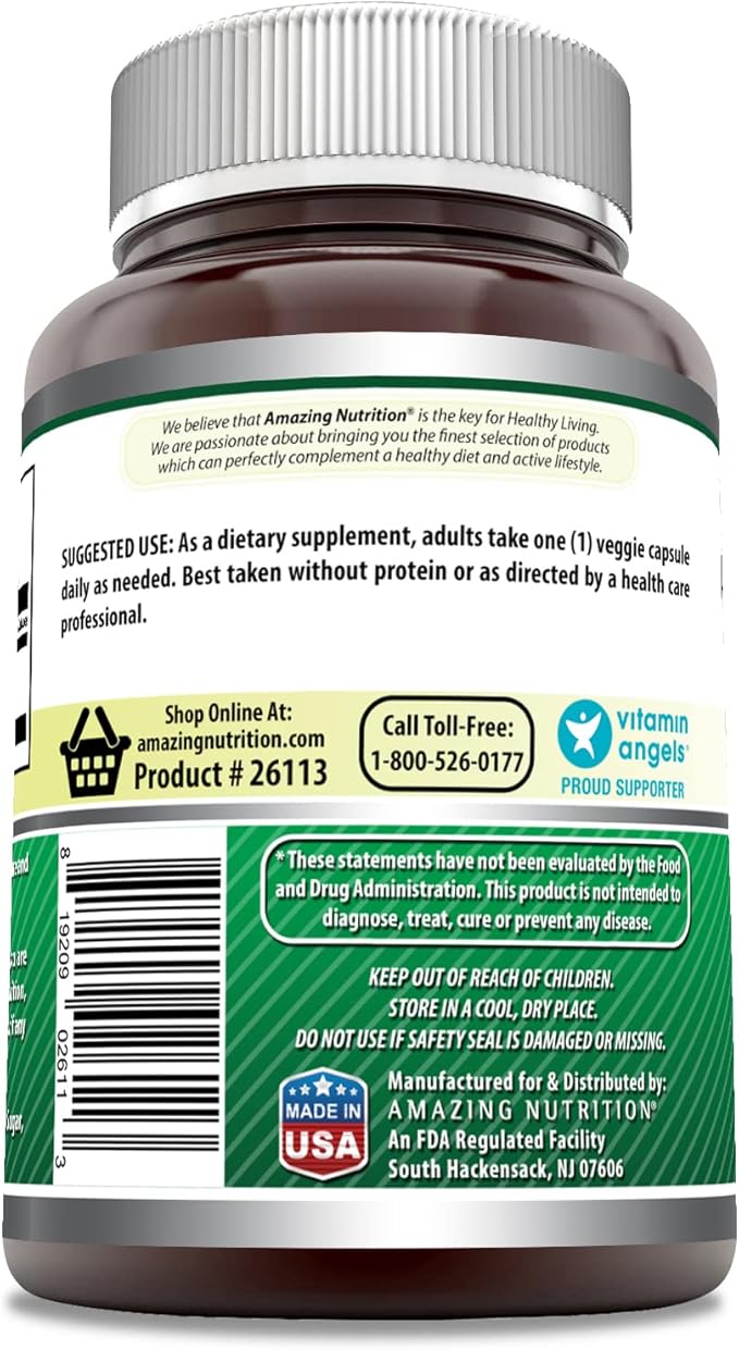 Amazing Formulas GABA 750mg Per Serving (300 Count)