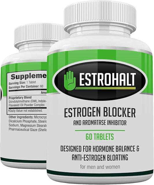Estrogen-Blocker Supplement & Natural Anti Aromatase Inhibitor Pills for Men & Women DIM (Diindolylmethane) & Indole 3 Carbinol (I3C) Supplements for Estrogen Dominance & Hormone Balance