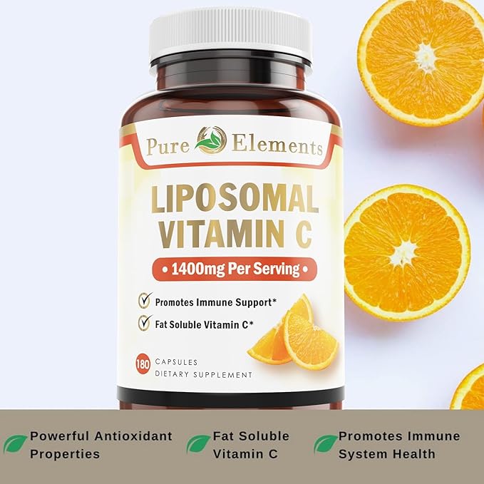 Liposomal Vitamin C Dietary Supplement, Capsules