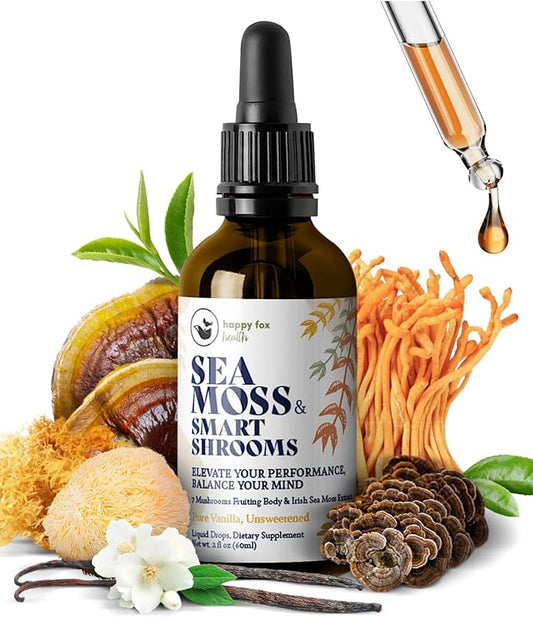 Organic Irish Sea Moss Liquid Drops 7 Adaptogenic
