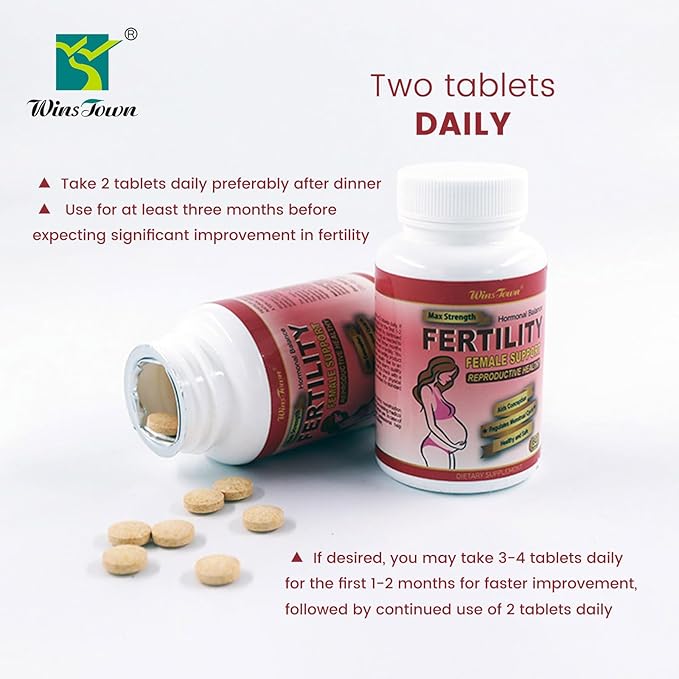 Fertility Tablet for Women with Prenatal 60 Tablets