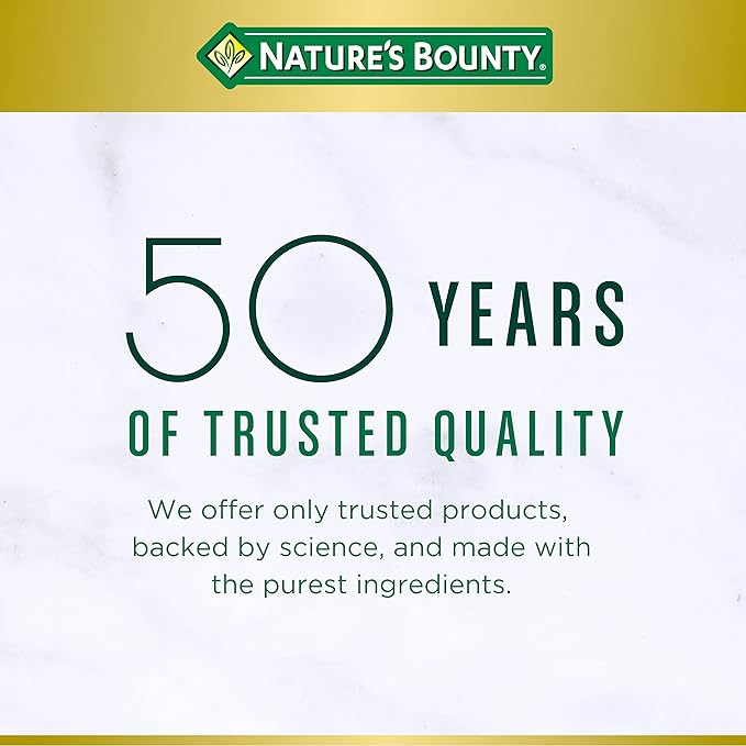 Nature's Bounty Calcium Carbonate & Vitamin 1200mg Calcium 1000IU Vitamin D3, 120 120 Softgels