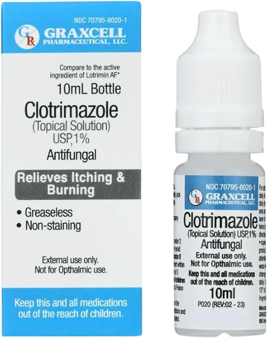 Clotrimazole 1% Antifungal Topical Solution 1) Maximum