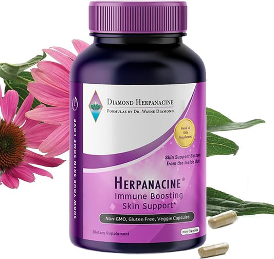 Diamond Herpanacine Natural Skin Care and (200 Count)