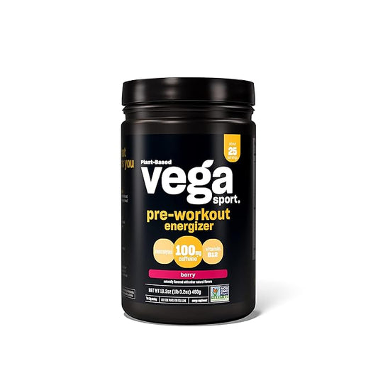 Vega Sport Pre-Workout Energizer, Berry 1.1 lbs