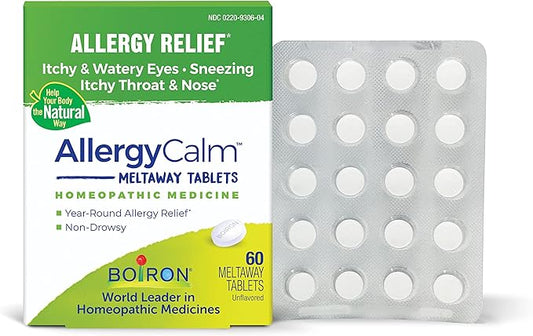 BOIRON AllergyCalm Tablets for Relief from 60 Count