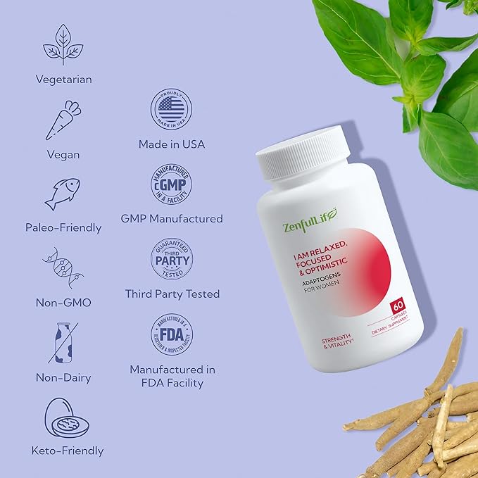 Adaptogens for Women 60 Capsules.