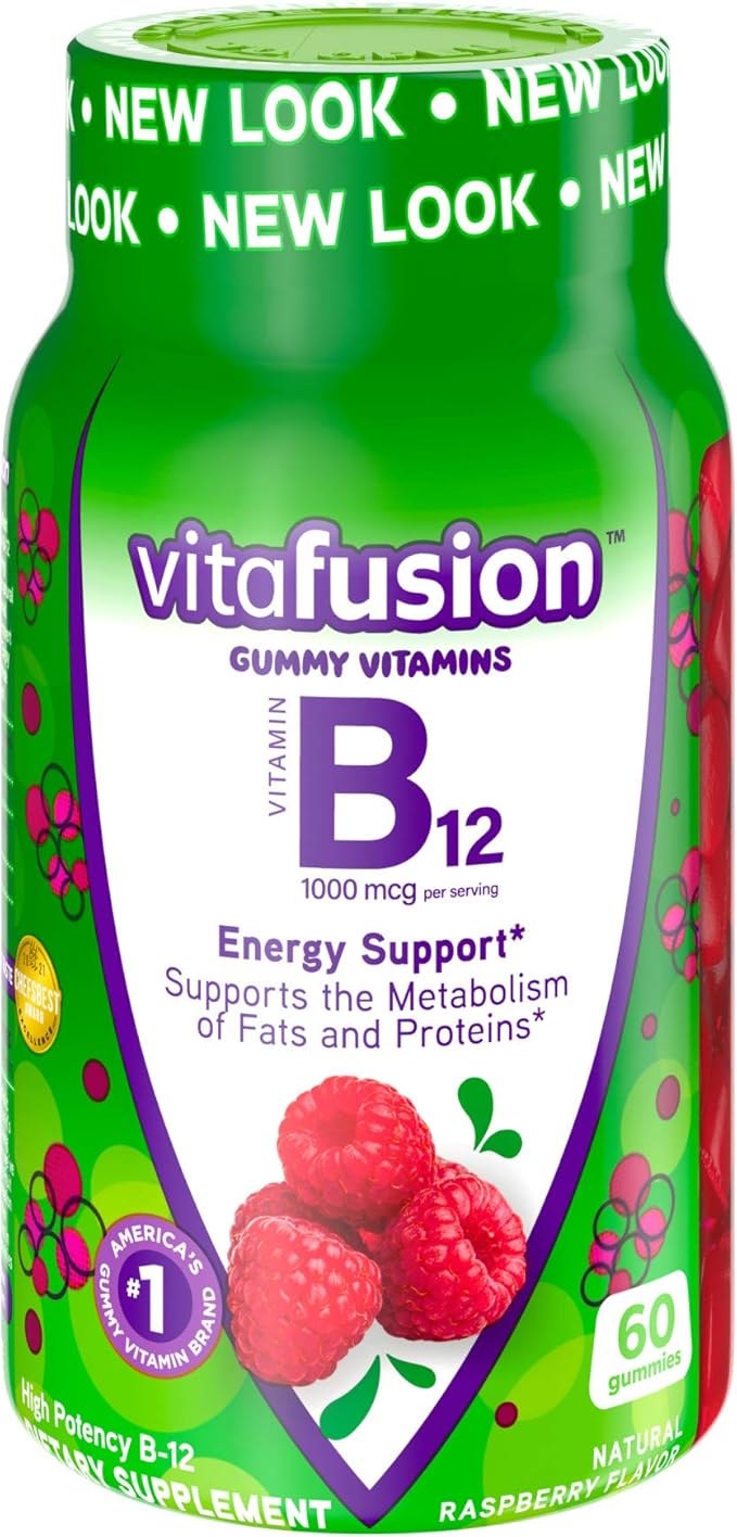 Vitafusion Vitamin B12 Gummy Vitamins 1 Brand, 90 and 60 Count