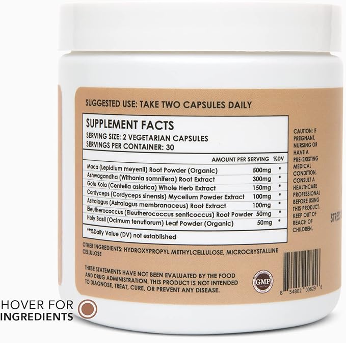 Enveed Superfoods ADAPTOGENS 100% Natural Ingredients—30 Servings