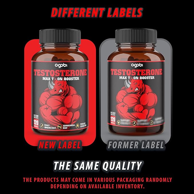 agobi 11in1 Testosterone Supplement for Men 14000mg Equivalent 120 Vegan 2 Months
