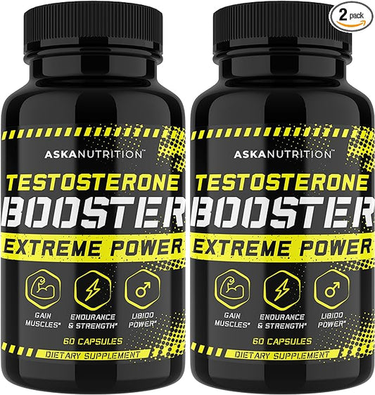 Testosterone Booster for Men (2 PACK)