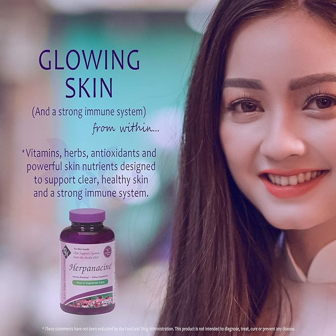 Diamond Herpanacine Natural Skin Care and (200 Count)