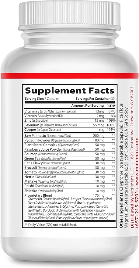 Ejacumax Vitality- Prenatal Vitamins for Men- 60 Capsules