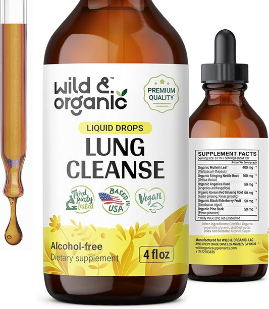 Wild & Organic Lung Detox and 4 fl