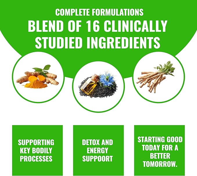4000mg Sea Moss Supplement Blend 2000mg Ashwagandha 1200mg Turmeric 1000mg Bladderwrack 1500mg, Burdock 1000mg & D3 with