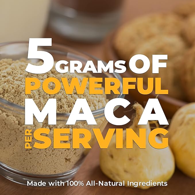 Yellow Maca Root Powder, Natural Superfood, Helps with Energy, Weight, and Women's Fertility - Vegan - 1 Pound (Pack of 1)