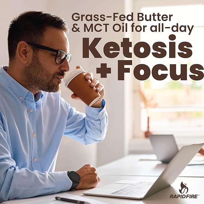 Ketogenic Creamer with MCT Oil for Coffee or Tea, Supports Energy and Metabolism, Weight Loss, Ketogenic Diet 8.5 oz. (20 servings)