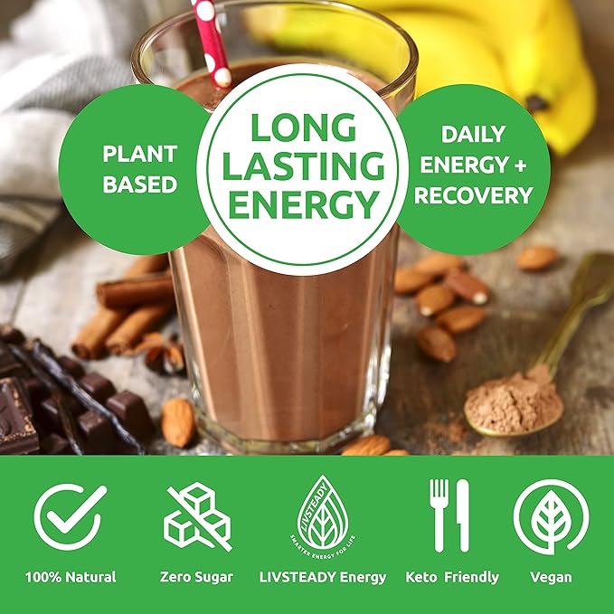 UCAN Energy + Plant Protein Powder 20g Pea -12 Servings