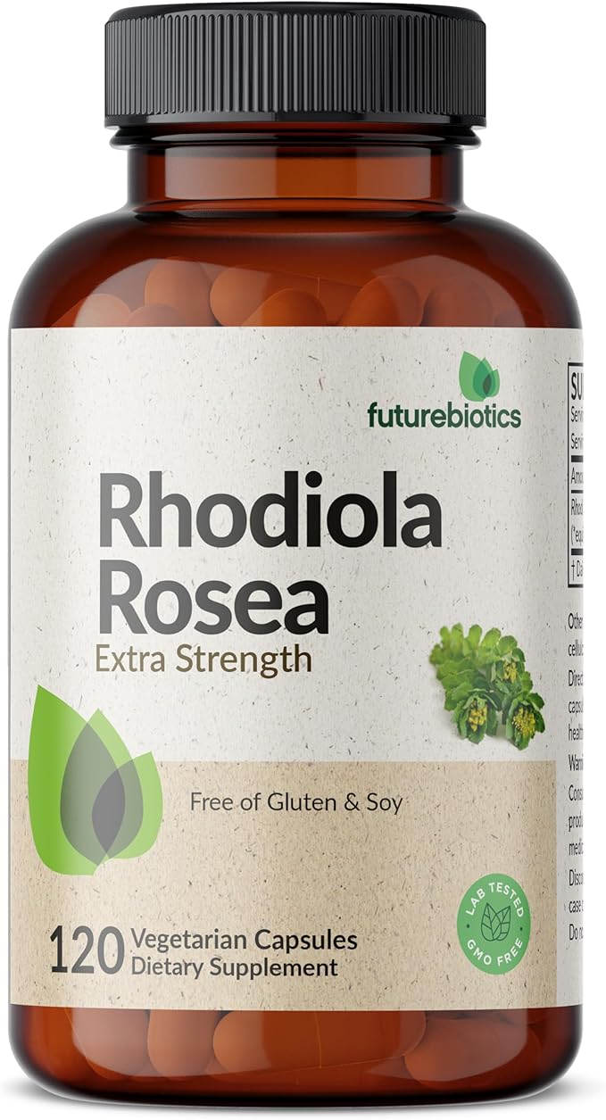Futurebiotics Rhodiola Rosea 1000 MG Adaptogenic 120 Vegetarian