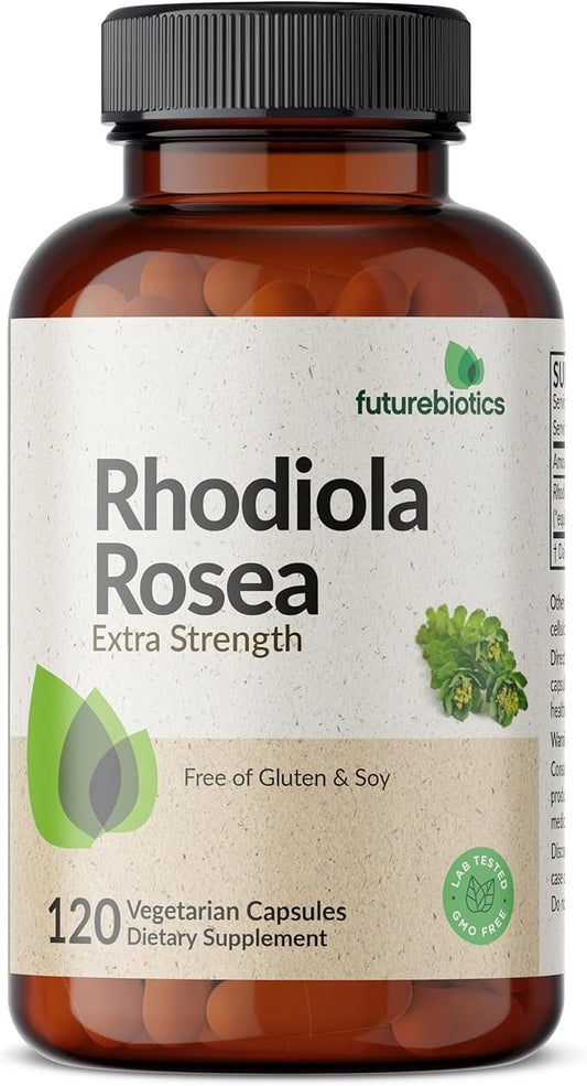 Futurebiotics Rhodiola Rosea 1000 MG Adaptogenic 120 Vegetarian