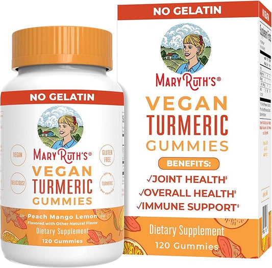 MaryRuth Organics Turmeric Gummies 250 mg 120 Count