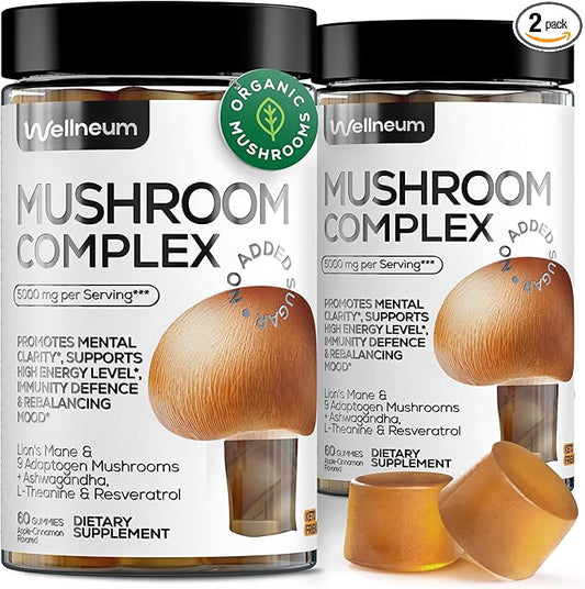 Mushroom Gummies 5000 Mg 9 Adaptogenic 120 pcs 2)