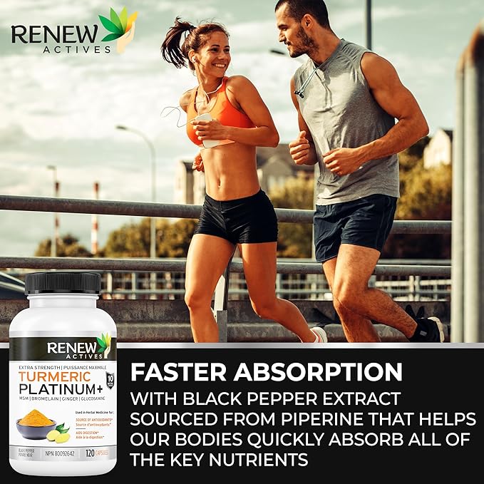 Renew Actives Turmeric Platinum 120 Capsules