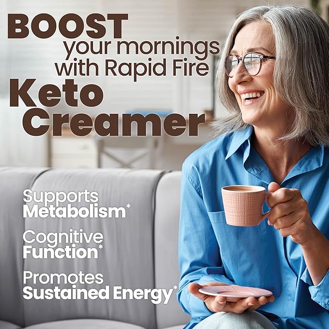 Ketogenic Creamer with MCT Oil for Coffee or Tea, Supports Energy and Metabolism, Weight Loss, Ketogenic Diet 8.5 oz. (20 servings)