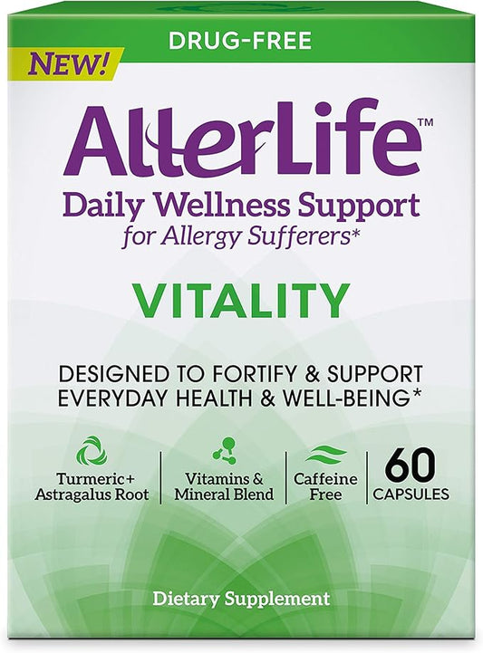 Vitality Capsules, Daily Allergy Supplements 60-Count