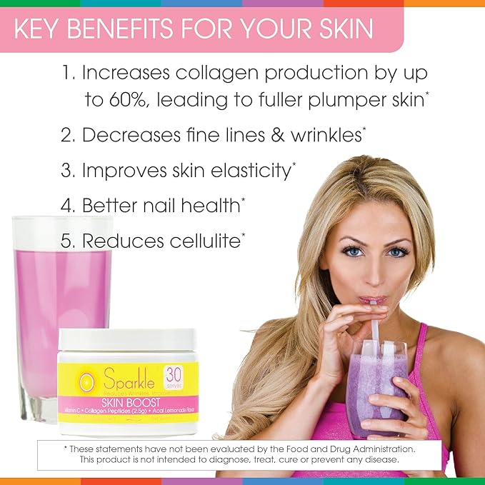 Sparkle Skin Boost Acai Lemonade Verisol