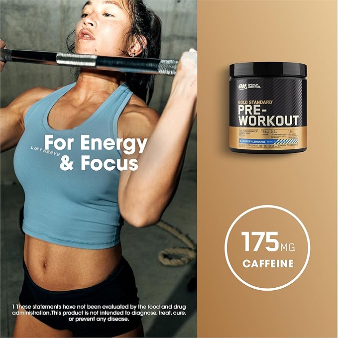 Optimum Nutrition Gold Standard Pre-Workout, Vitamin 30 Servings