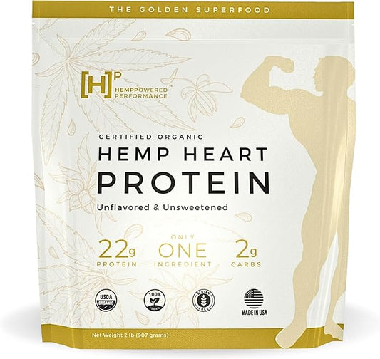Performance Organic Hemp Heart Protein Powder, 2Ibs