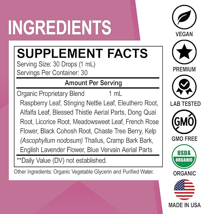 Hormone Balance for Women & PMS Relief 1 Oz
