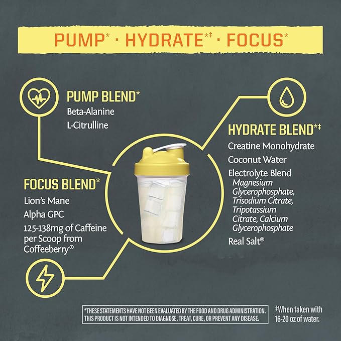 Sunwarrior Pre Workout Powder Energy Drink 30 Servings