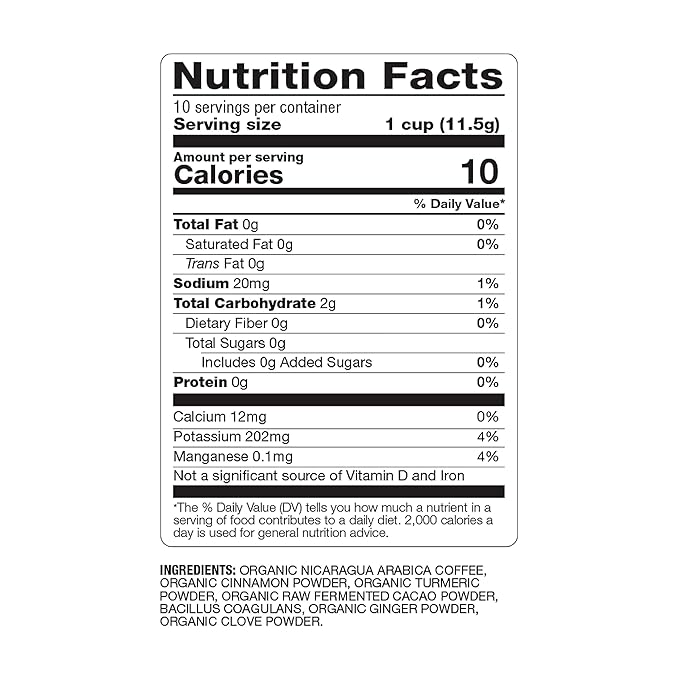 BareOrganics 13313 Cardio Care USDA Organic Coffee Pods, Compatible Organic Coffee Pods, Infused with Superfoods & Probiotics, Vegan Friendly, Gluten Free, 10 Single Serve Cups