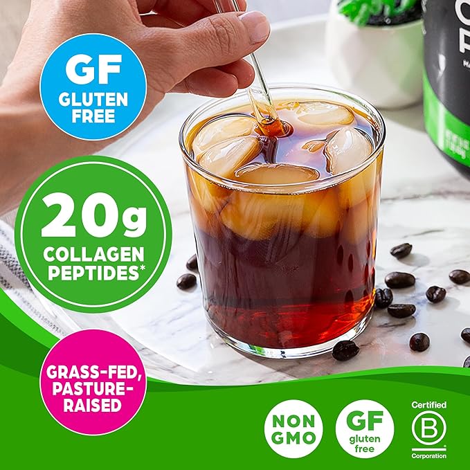 Orgain Hydrolyzed Collagen Peptides Powder 20g Grass 1lb