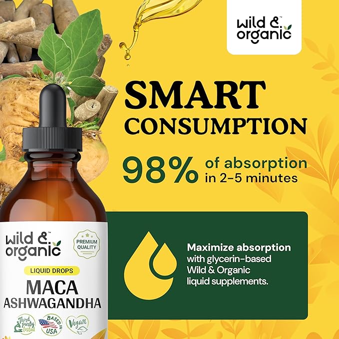 Maca Root Ashwagandha Drops 4 oz
