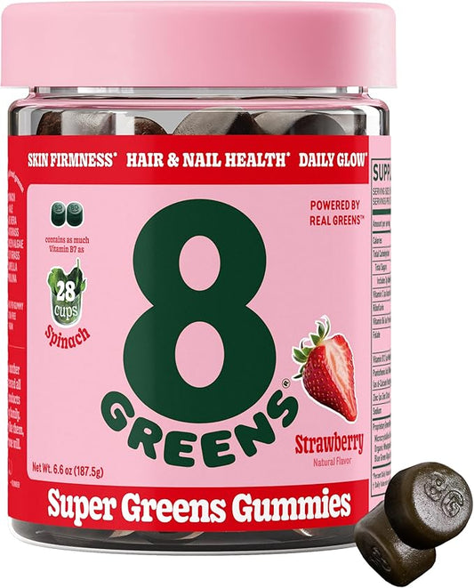 8Greens Skin Gummies with Collagen & Biotin 50 Vegan