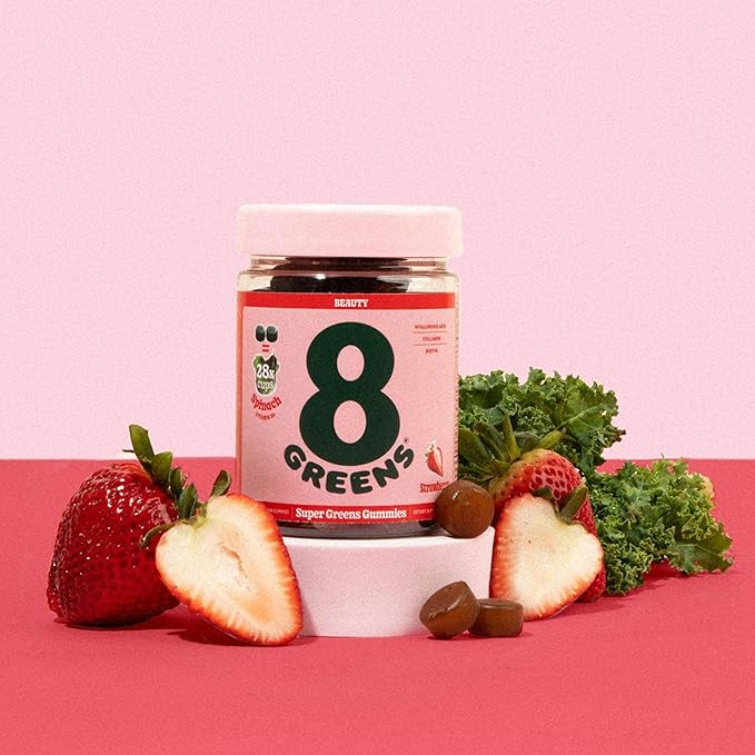 8Greens Skin Gummies with Collagen & Biotin 50 Vegan