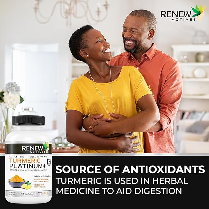 Renew Actives Turmeric Platinum 120 Capsules