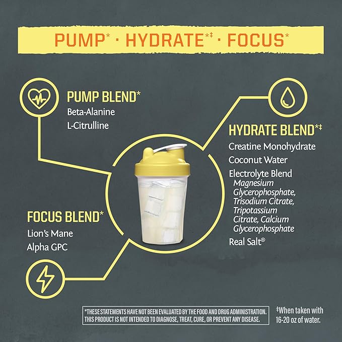 Pre Workout Powder Energy Drink Non-Stim 30 Serving