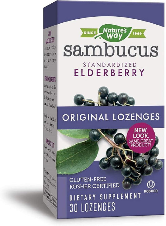 Nature's Way Sambucus Elderberry with Vitamin 30 Count