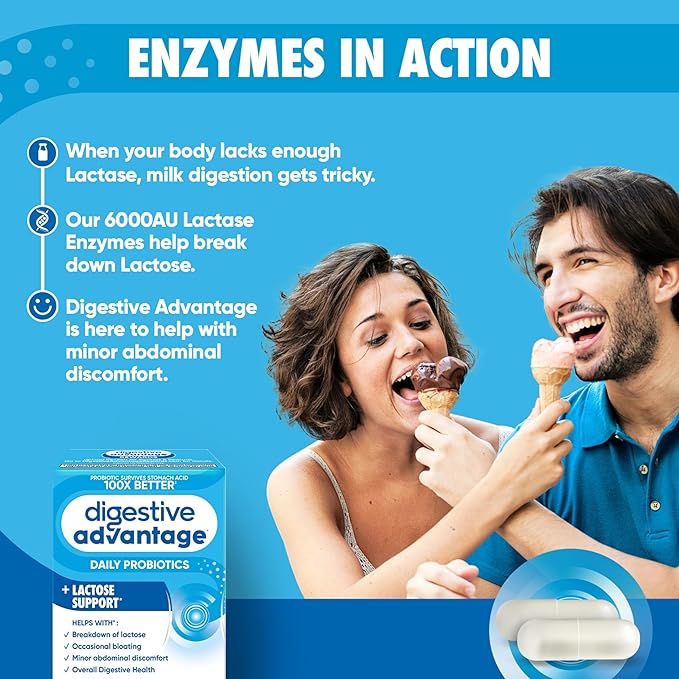 Digestive Advantage Probiotics + Lactase Digestive 96ct