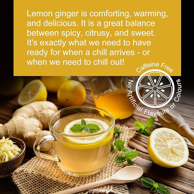 Lemon Ginger Blend Superfood Powder with MCT Oil, Turmeric, Ginger, Ture Lemon Powder, Acacia Fiber Powder, Cayenne Powder, Black Pepper Powder All Natural, Caffeine-free 3Oz (85G)
