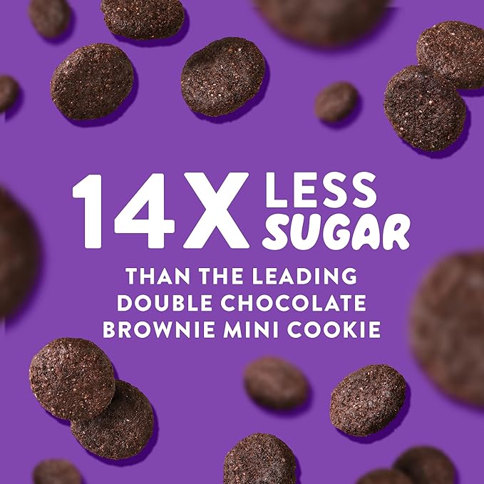 HighKey Low Carb Keto Brownie Bites - Keto Snack Low Carb Snack Sugar Free Chocolate Protein Cookies Sugar Free Snacks Gluten Free Snack Keto Friendly Food Healthy Snacks Keto Dessert Diet Snacks 3pk