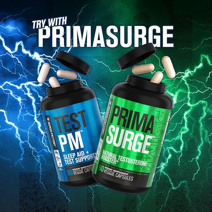 TEST PM Testosterone Booster & Sleep 90 Natural