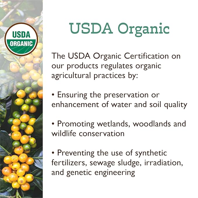 Fresh Roasted Coffee, Fair Trade Organic Ethiopian Yirgacheffe, 12 oz, Medium Roast, Mold & Mycotoxin Tested, Whole Bean
