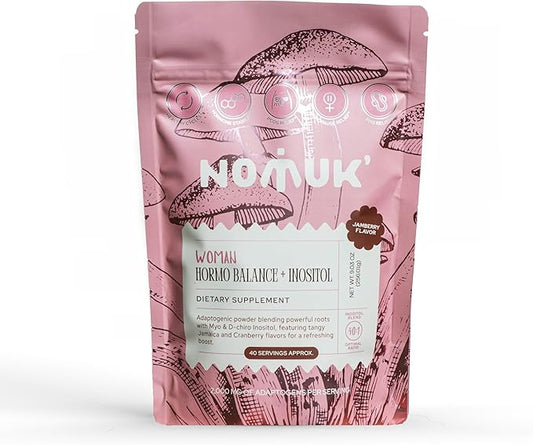 Woman Hormo Balance + Inositol 40:1| Hormonal Support for Women | 4 Adaptogens, Cranberry & Hibiscus Flavor | Promotes Hormo Balance, Energy & Menstrual Health | 100% Natural Ingredients, 40 Servings